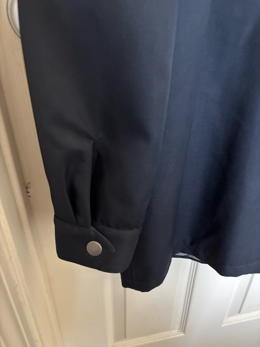 A.P.C. Men’s Hooded Long Line Navy Parka XL Raincoat Field Jacket - Picture 3 of 12